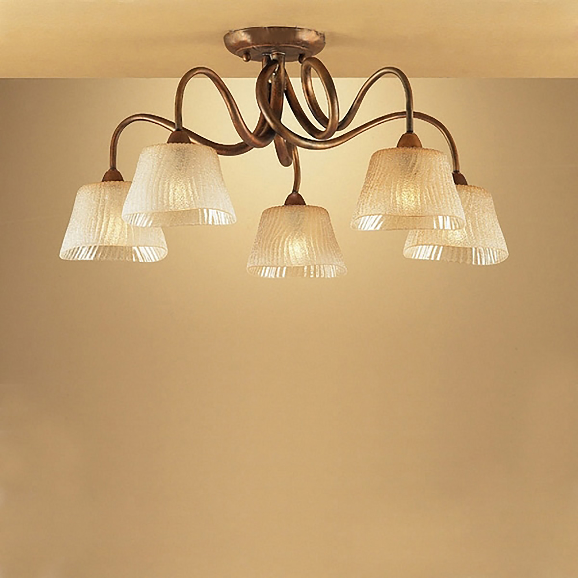 Tentacle Ceiling Lights Mantra Semi Flush Fittings